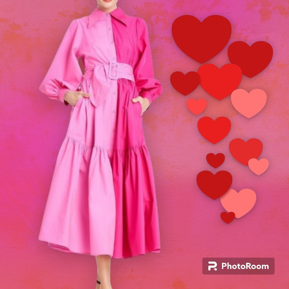 Plus size Valentine dress
